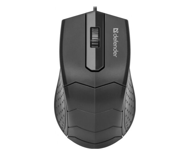 Мышь DEFENDER HIT MB-530 Black, 3 кн., 1000 dpi, оптическая проводная