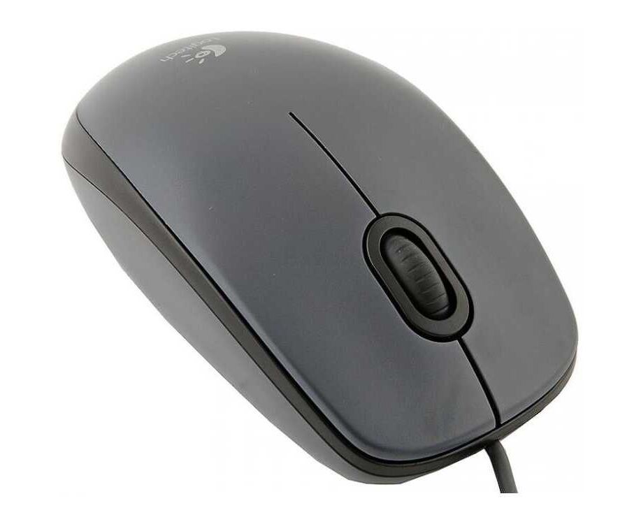 Мышь Logitech Mouse M90 Optical, USB Dark Grey RTL
