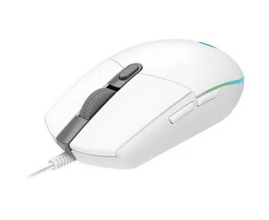 Мышь LOGITECH G102 Lightsync, белый