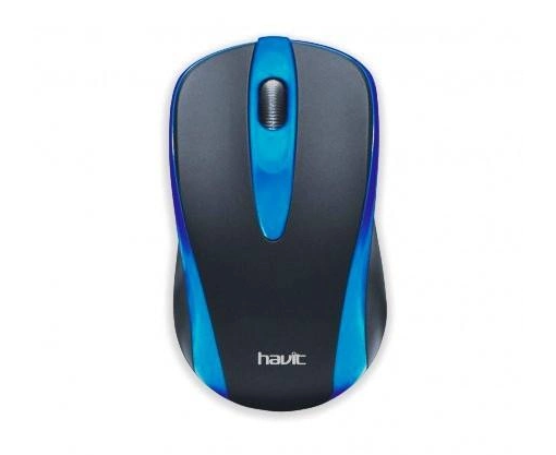 Мышка проводная HAVIT HV-MS675 USB 1000 DPI Черно-синяя