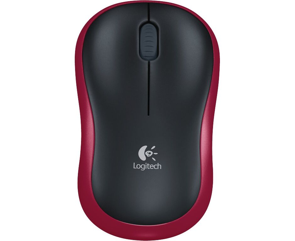 Мышь Logitech M185 Red, Wireless (910-002240)