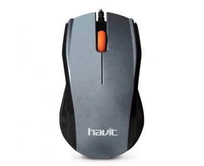 Мышка проводная HAVIT HV-MS689 USB 1200 DPI Серая