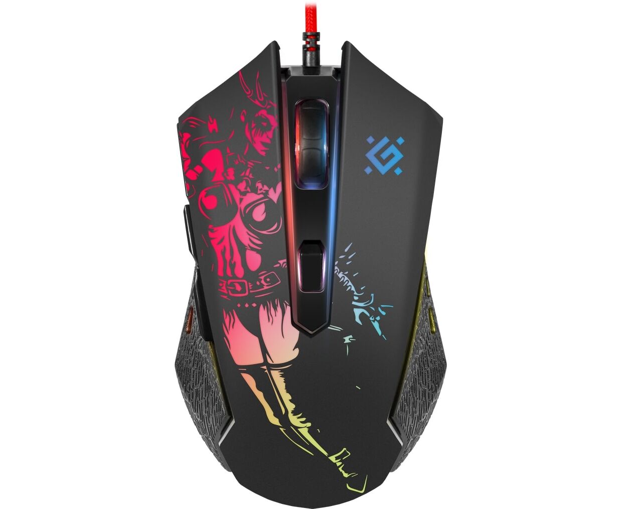 Мышь игровая DEFENDER проводная игровая Sin'Sister GM-933, 52933, черный