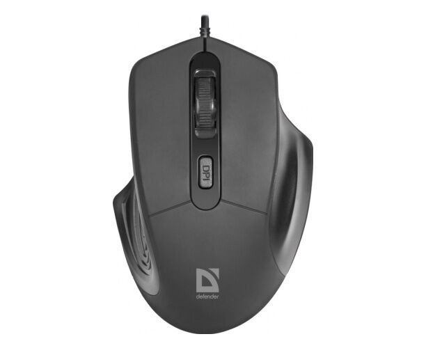 Мышь DEFENDER Datum MB-34, USB, (52347) (черный)