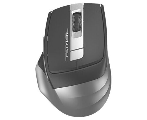 Мышь A4 Tech Fstyler FB35 C серый/черный оптич. 2000dpi беспров. BT/Radio USB 6but (FB35 C SMOKY GREY)