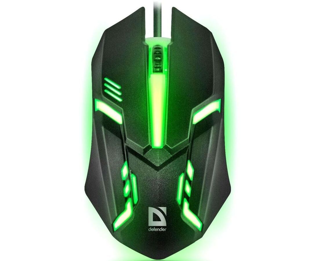 Мышь проводная DEFENDER Cyber MB-560 L 52560, черный