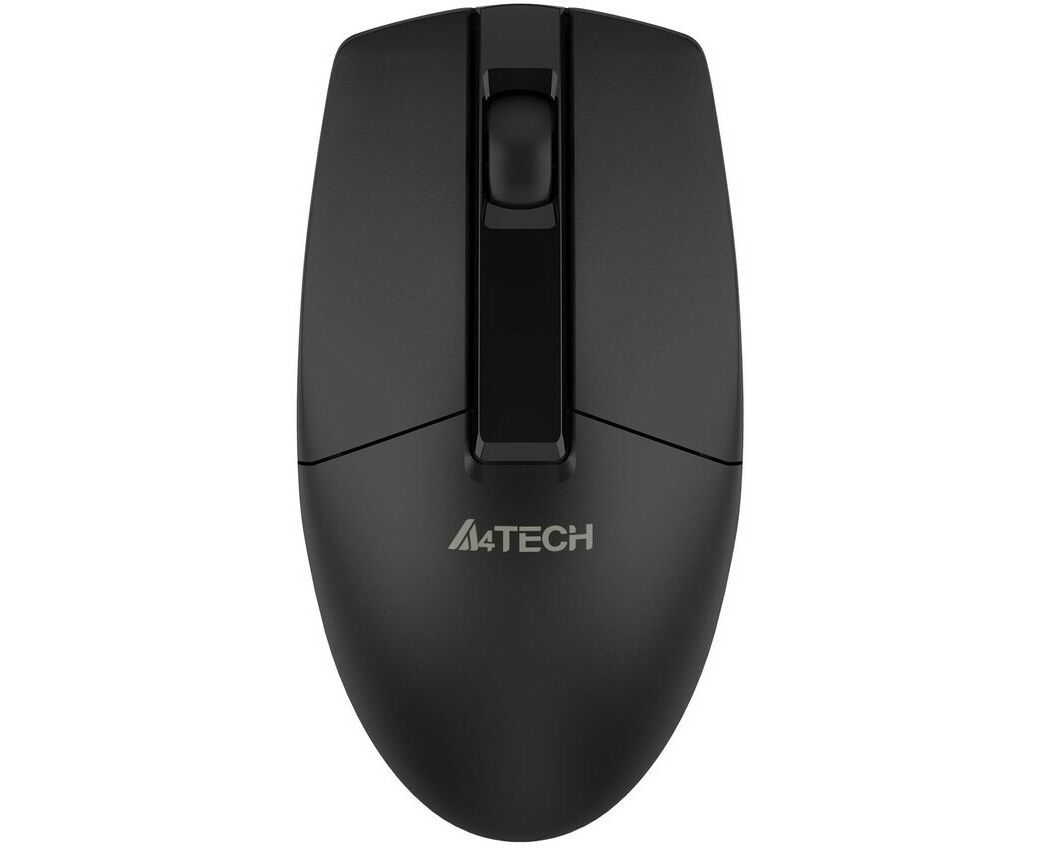 Мышь A4 Tech G3-330 NS черный оптич. 1200dpi silent беспров. USB 3but