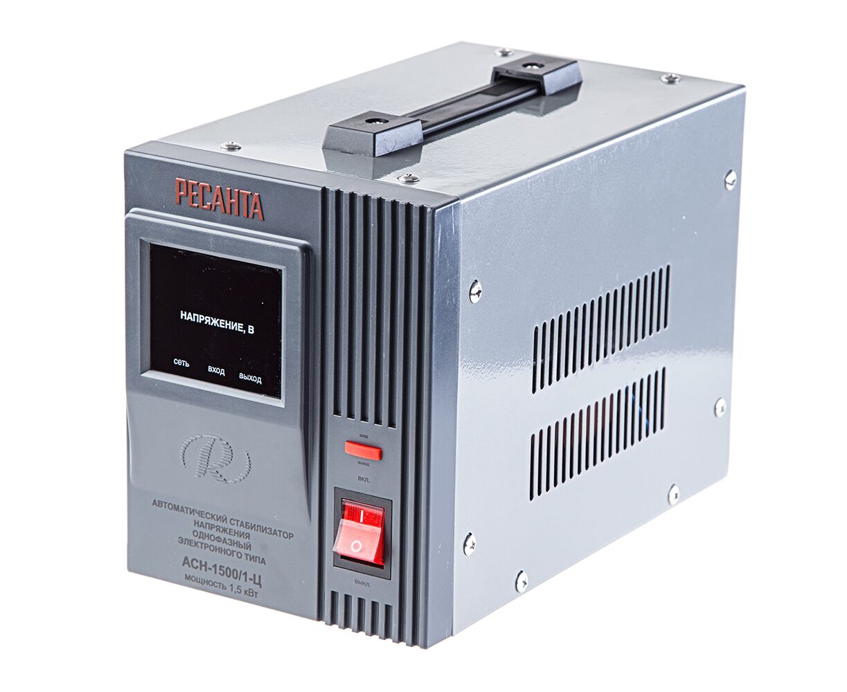 Стабилизатор напряжения Ресанта АСН-1500/1-Ц серый (63/6/3)