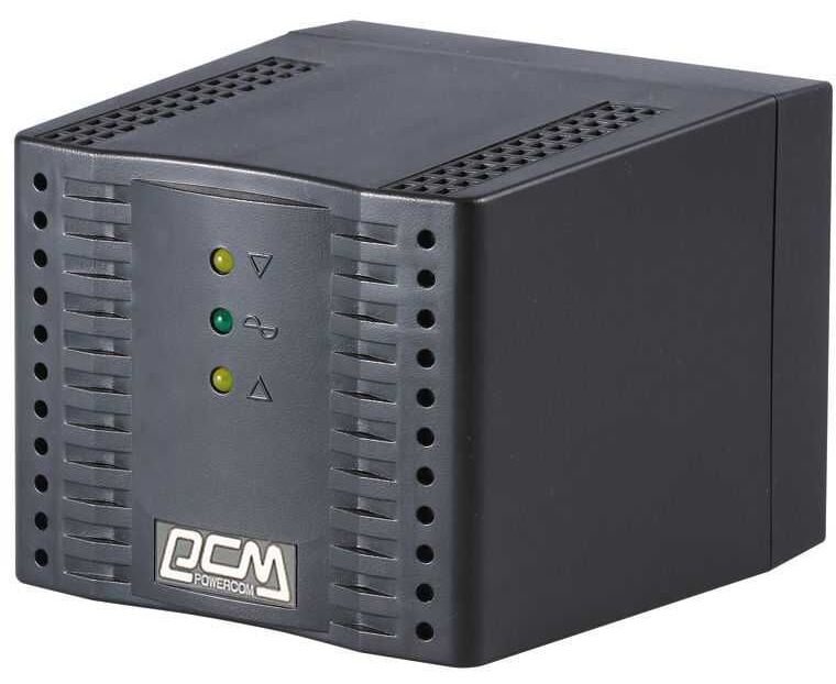 Стабилизатор напряжения Powercom TCA-3000 1500 Вт 3000 ВА черный
