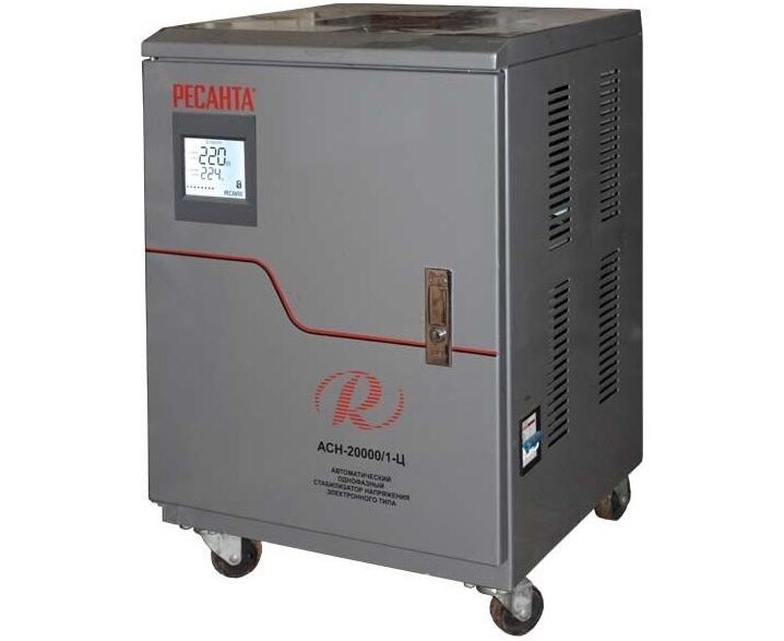 Стабилизатор напряжения Ресанта АСН-20000/1-Ц серый