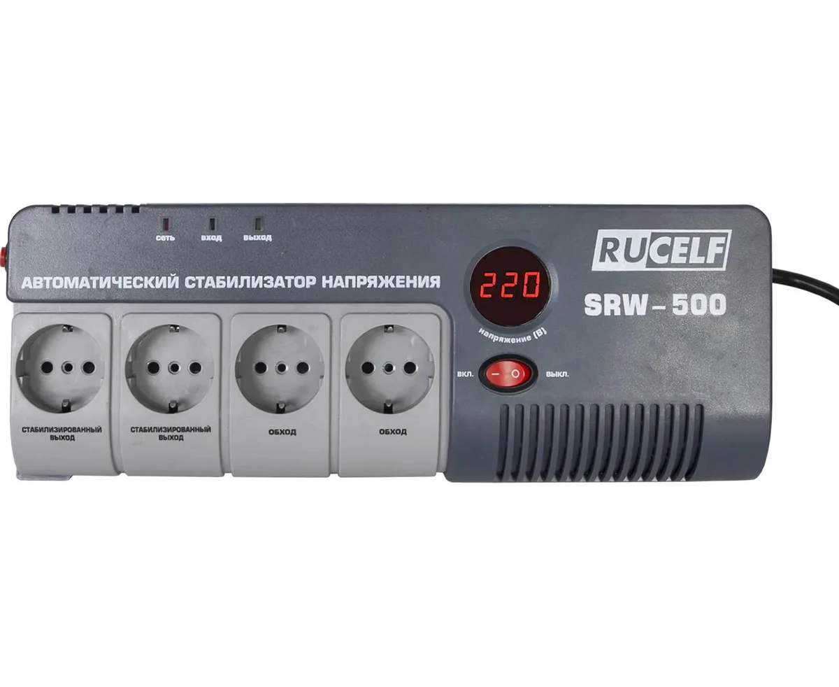 Стабилизатор напряжения RUCELF SRW-500-D
