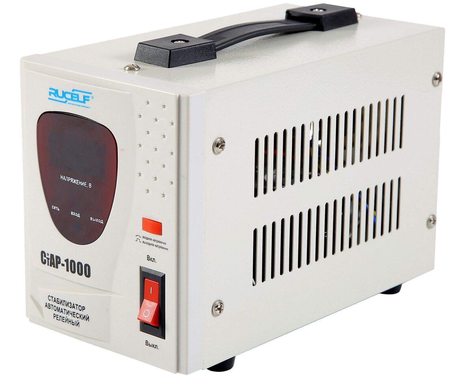 Стабилизатор напряжения Rucelf Ст АР-1000 белый