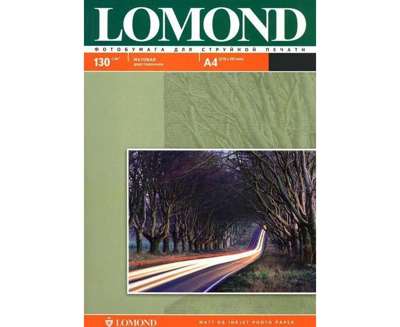 Фотобумага Lomond 0102039 A4/130г/м 2/25л./белый матовое/матовое для струйной печати
