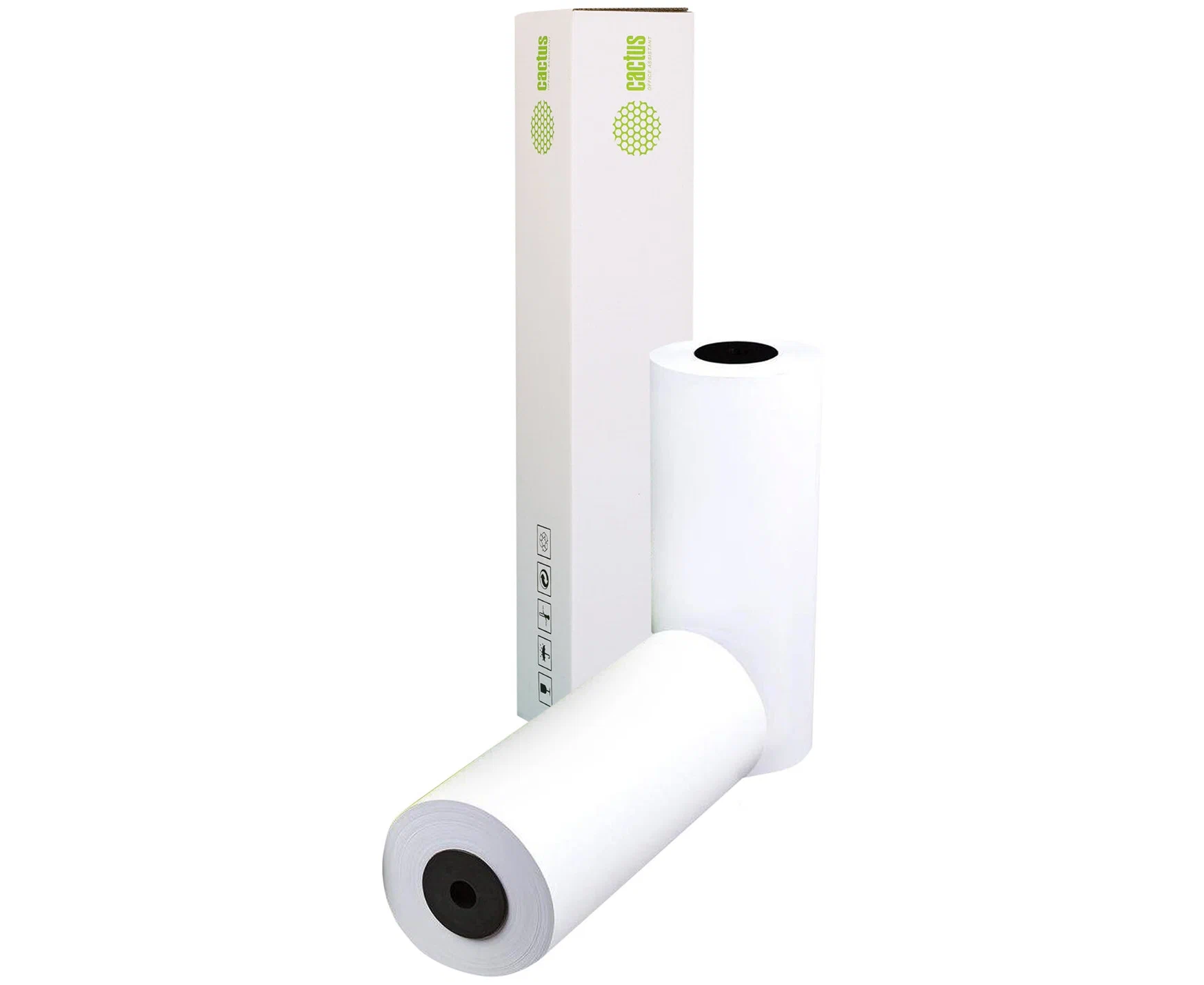 Бумага Cactus CS-LFP80-297457 универсальная 12" белый (2рул)