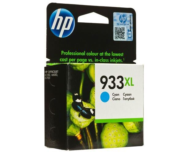 Картридж HP OJ 6100/6600/6700 (O) №933 XL, CN054 AE, C, 825стр
