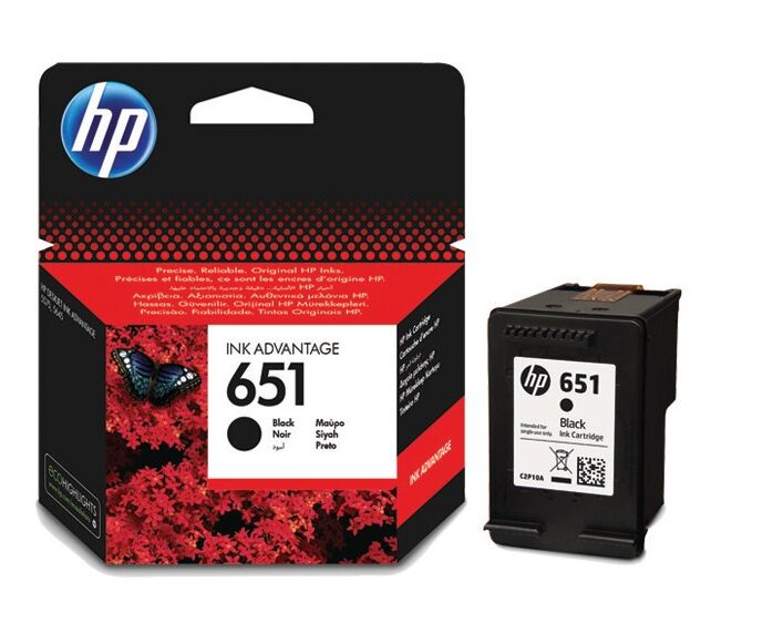 Картридж струйный HP 651 C2 P10 AE черный для HP DJ IA (600стр.)