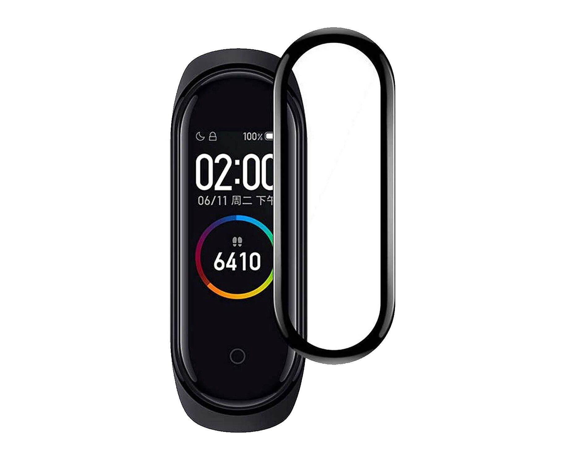 Защитная пленка TPU - Polymer nano для "Xiaomi Mi Band 4" матовая (black)(120955)