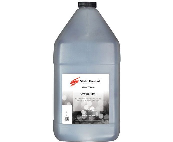Тонер Static Control MPT10-1 KG черный флакон 1000гр. для принтера НР LJ P1005/1006/1505/ 1606/ P1102/1322/M125