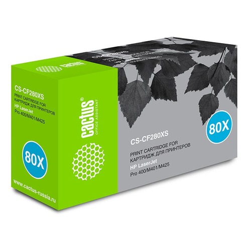 Тонер Картридж Cactus CS-CF280 XS черный для HP LJ Pro 400/M401/M425 (6900стр.)