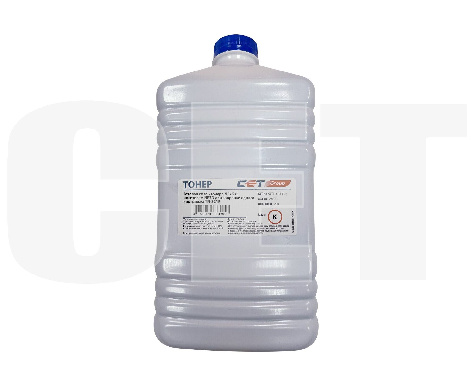 Тонер Cet NF7 K+NF7 D (CET111116-544) черный для Konica Minolta Bizhub 224e/C224/284/364