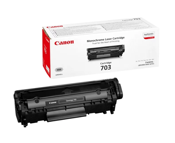 Тонер-картридж Canon 703 (7616 A005) Black черный, 2000 стр, для LBP-2900/3000
