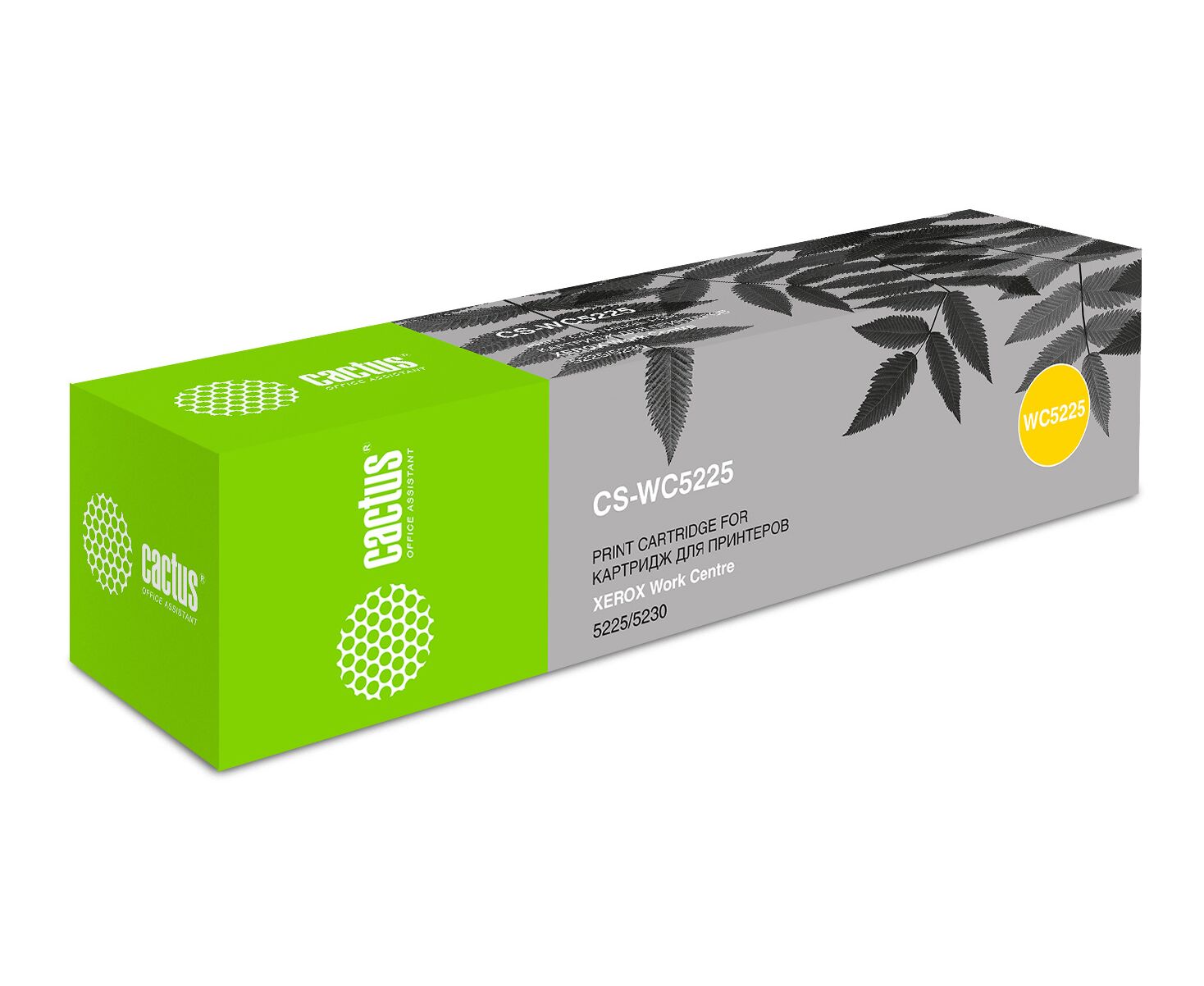Тонер Картридж Cactus CS-WC5225 (106 R01305) черный для Xerox 5225/5230 (30000стр.)