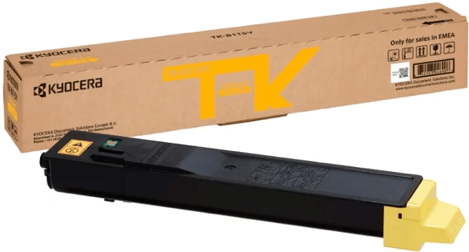 Тонер-картридж Kyocera 1 T02 P3 ANL0 TK-8115 Y 6 000 стр. Yellow для M8124cidn/M8130cidn