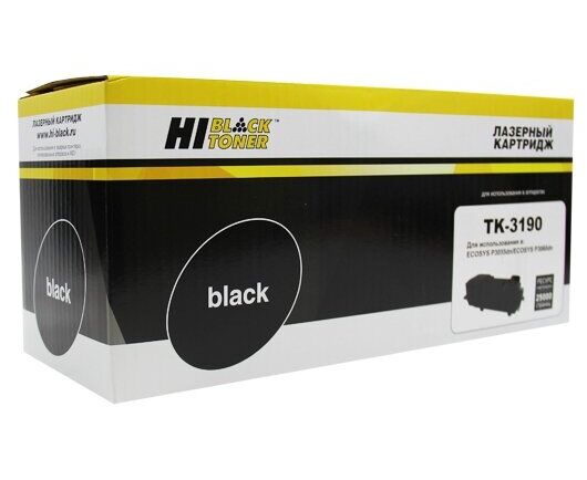 Тонер-картридж Hi-Black (HB-TK-3190) для Kyocera P3055dn/P3060dn, 25 K, с чипом