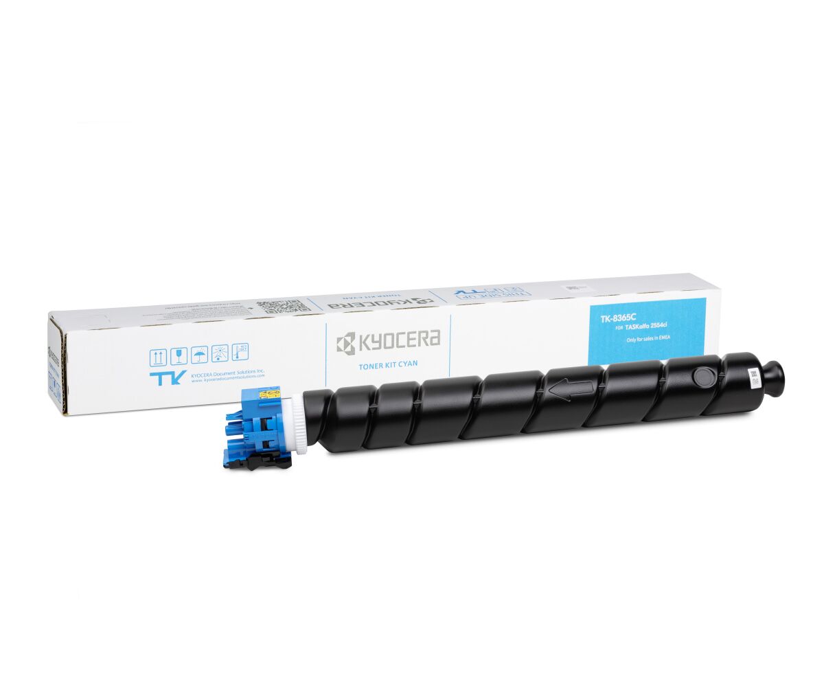 Тонер-картридж Kyocera TK-8365 C 1 T02 YPCNL0 12000стр. голубой для TAS Kalfa 2554ci