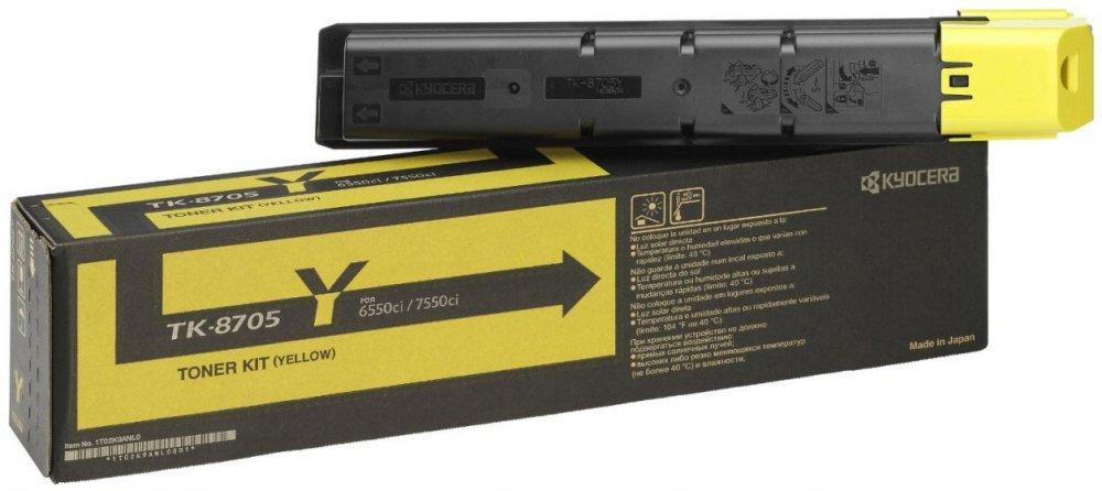 Тонер-картридж TK-8705 Y 30 000 стр Yellow для TAS Kalfa 6550ci/7550ci