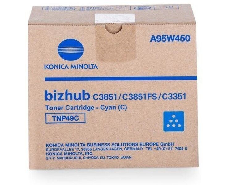 Тонер Konica Minolta TNP-49 C A95 W450 синий