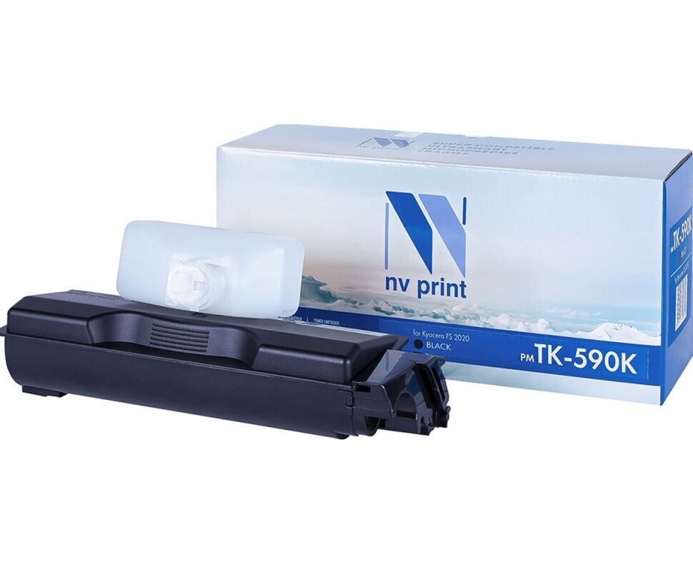 Тонер-картридж NV Print TK-590 BK (NV-TK590 Bk) для Kyocera FS-C2026 MFP/C2126/C2526 MFP/C2626/C5250 DN/P6026cdn/M6526cdn (7000k), Black
