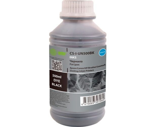 Чернила Cactus CS-I-Un500 BK черный 500мл для HP/Lexmark/Canon/Epson/Brother