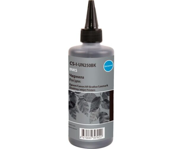 Чернила Cactus CS-I-Un250 BK черный 250мл для HP/Lexmark/Canon/Epson/Brother