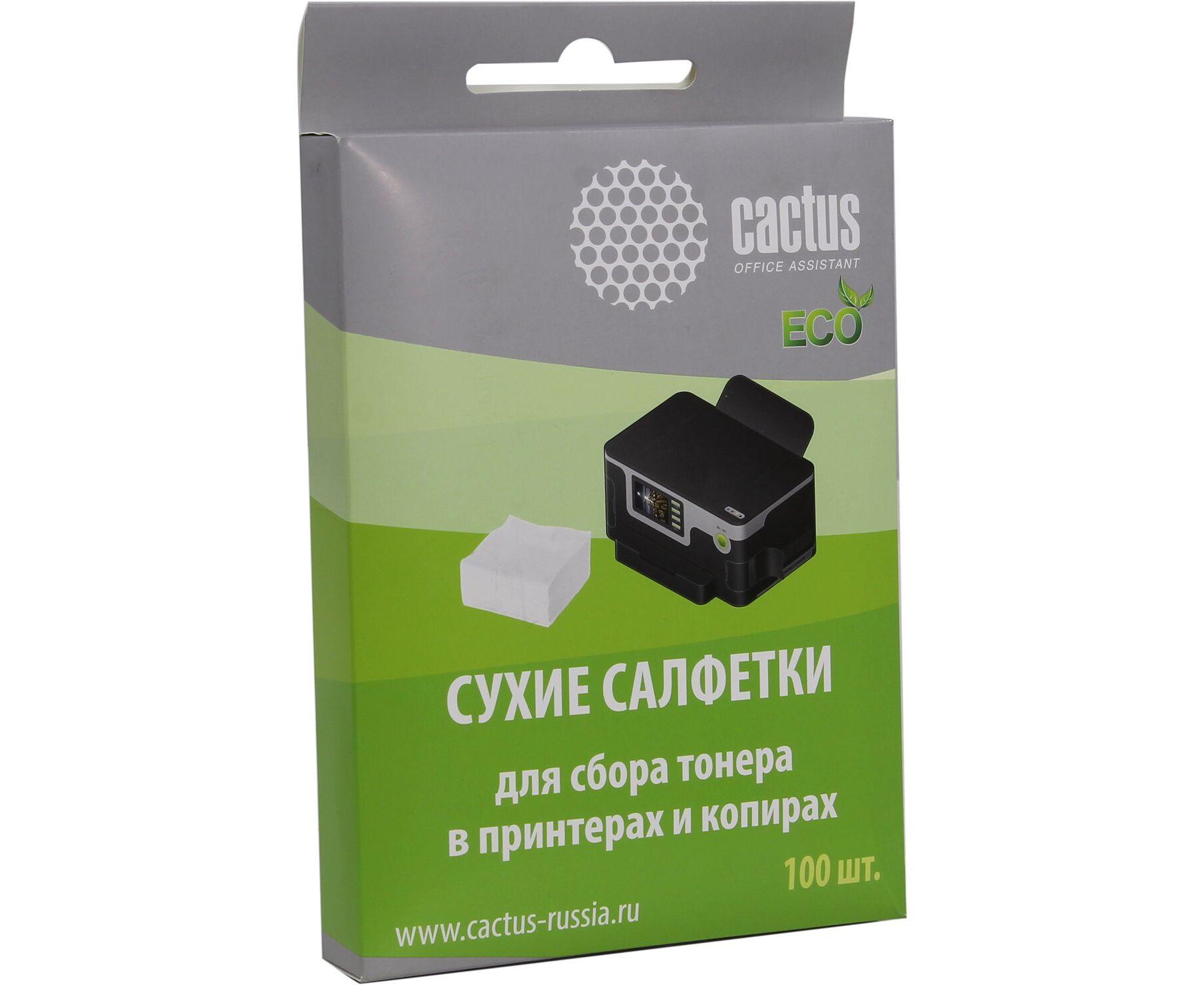 Салфетки Cactus CS-P2003 E для сбора тонера 100шт сухих
