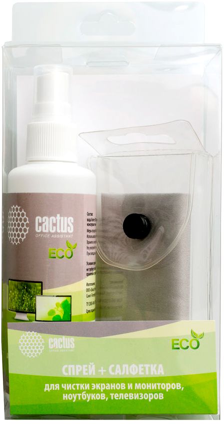 Средство для чистки CACTUS CS-S3001 E For Screen 1 PCS
