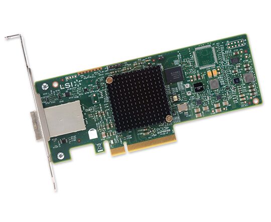 Контроллер LSI 9300-8 E (LSI00343) SGL 12 Gb/s HBA 8e-ports