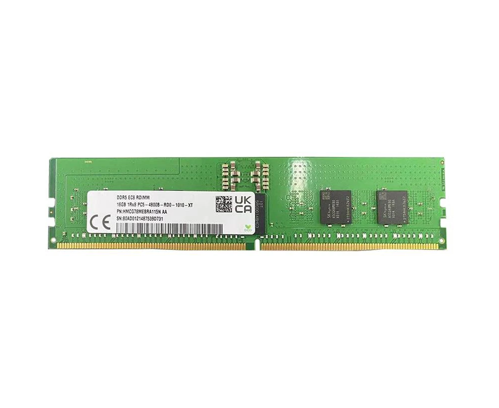 ОЗУ Hynix HMCG78 MEBRA115 N DDR5 16 GB RDIMM 4800 Mbps ECC Registered x8, 1 year, OEM