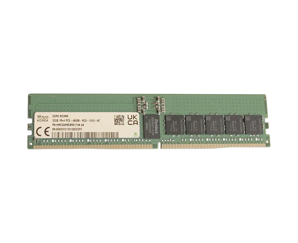 ОЗУ Hynix HMCG84 MEBRA174 N DDR5 32 GB RDIMM 4800 Mbps ECC Registered x4, 1 year, OEM