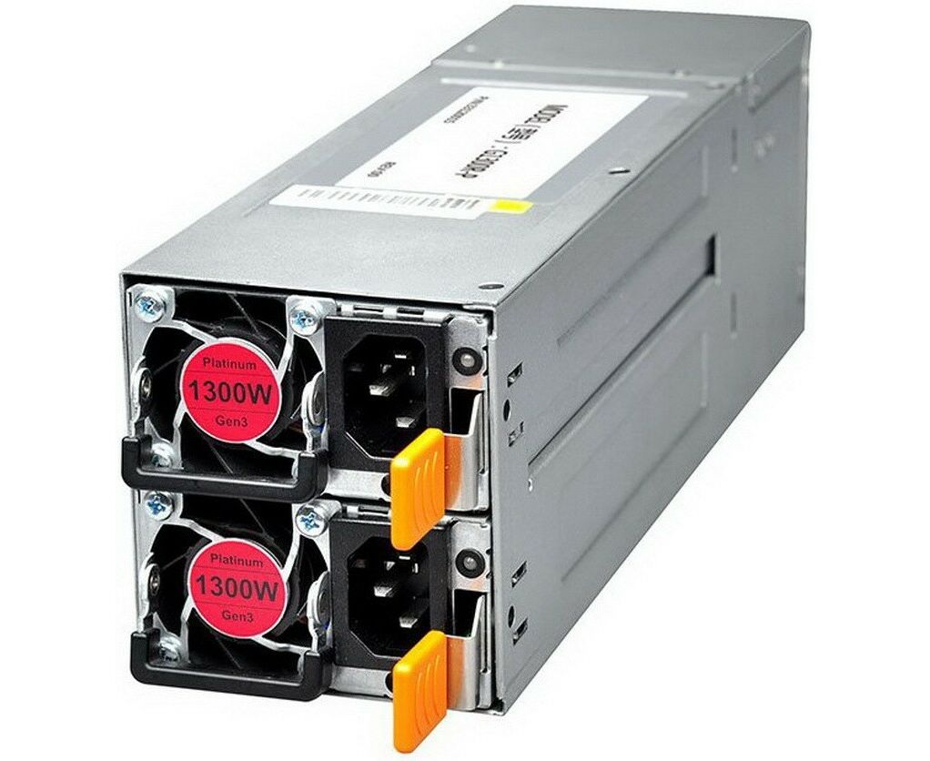 Блок питания Gooxi 1+1 GC1300 PMP 1300 W CRPS, 80+ Platinum, with PM-bus and HVDC support, for 2 U/3 U/4 U server chassis