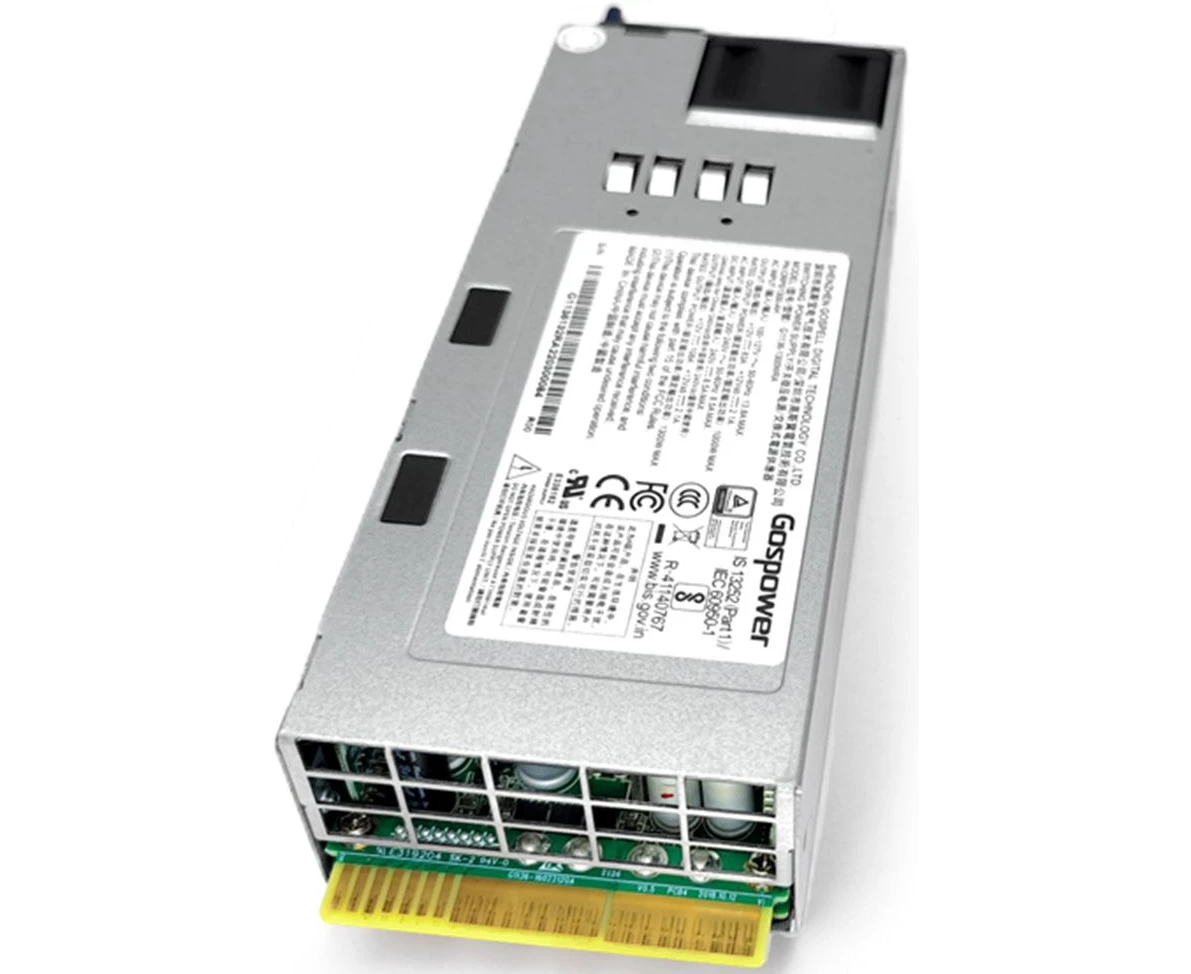Блок питания Gospower G1136-1300 WNA CRPS 1300 W Redundant module (ШВГ= 73.5*39*185мм), 80+ Platinum, Input 90-264 Vac or HVDC (180-300 V), OEM