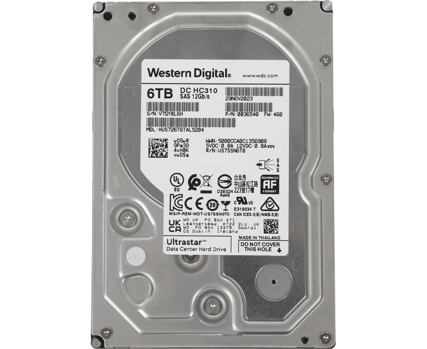 HDD Western Digital HUS726 T6 TAL4200 6 TB 3.5"