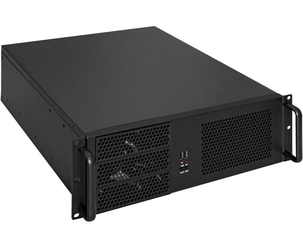Серверный корпус Exegate Pro 3 U390-08 EX264270 RUS RM 19", высота 3 U, глубина 390, без БП, USB