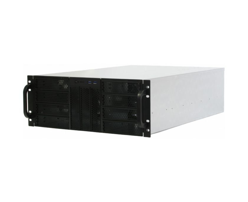 Корпус Procase RE411-D11 H0-FE-65 4 U server case,11x5.25+0 HDD,черный,без блока питания,глубина 650мм