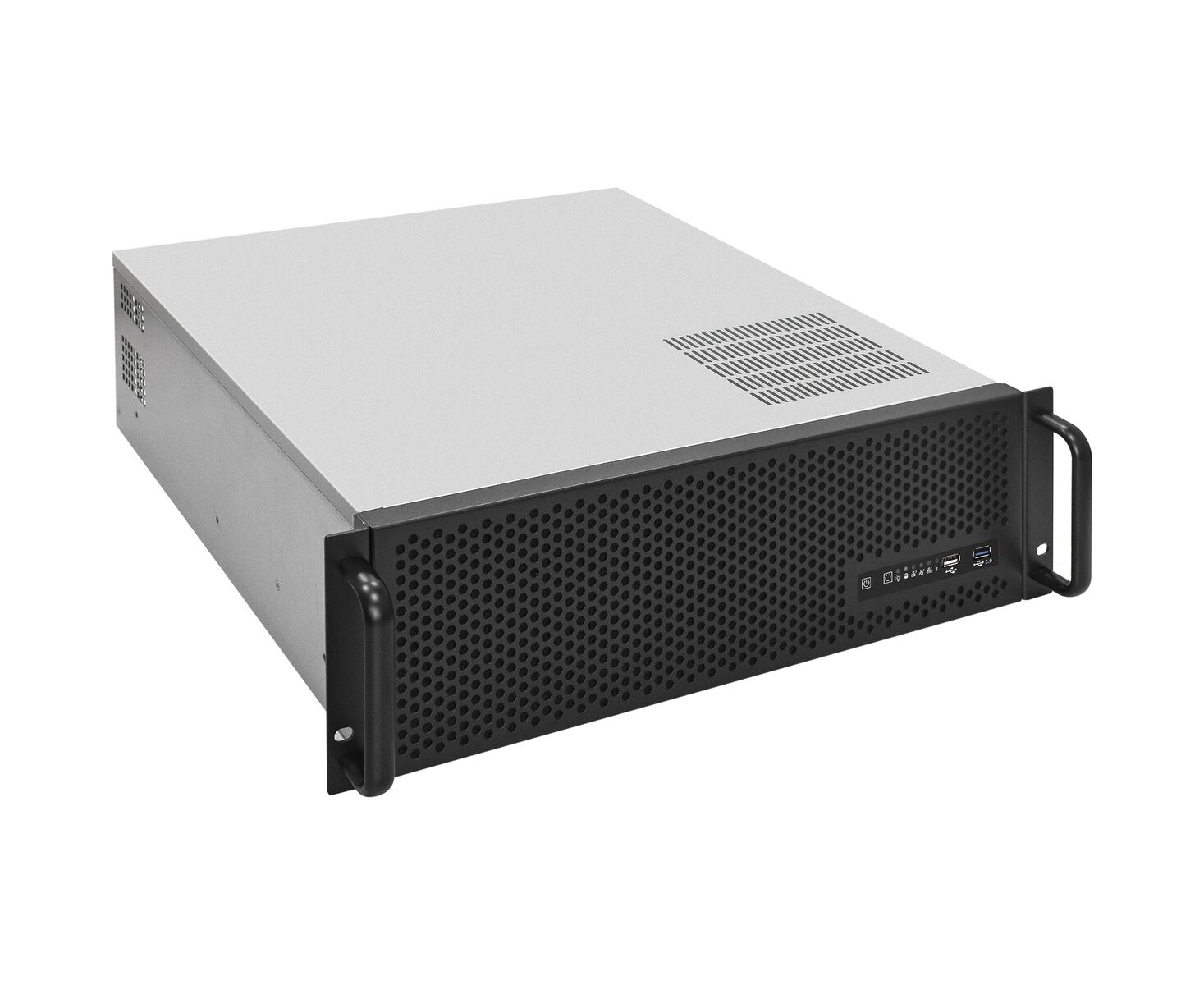 Корпус Exe Gate Pro 3 U450-09 EX293902 RUS RM 19", высота 3 U, глубина 450, БП 2 U-700 ADS, USB