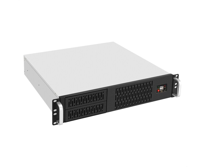 Корпус Exegate Pro 2 U400-02 EX297156 RUS RM 19", высота 2 U, глубина 400, БП 600 RADS, USB