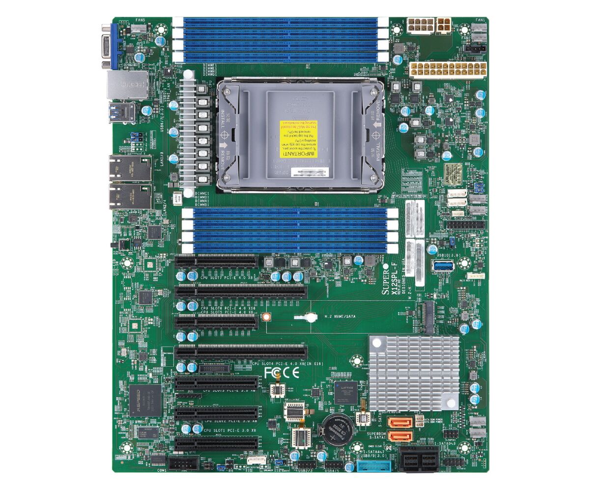 Материнская плата Super Micro MBD-X12 SPL-F-B 3rd Gen Intel®Xeon®Scalable processors,Single Socket LGA-4189