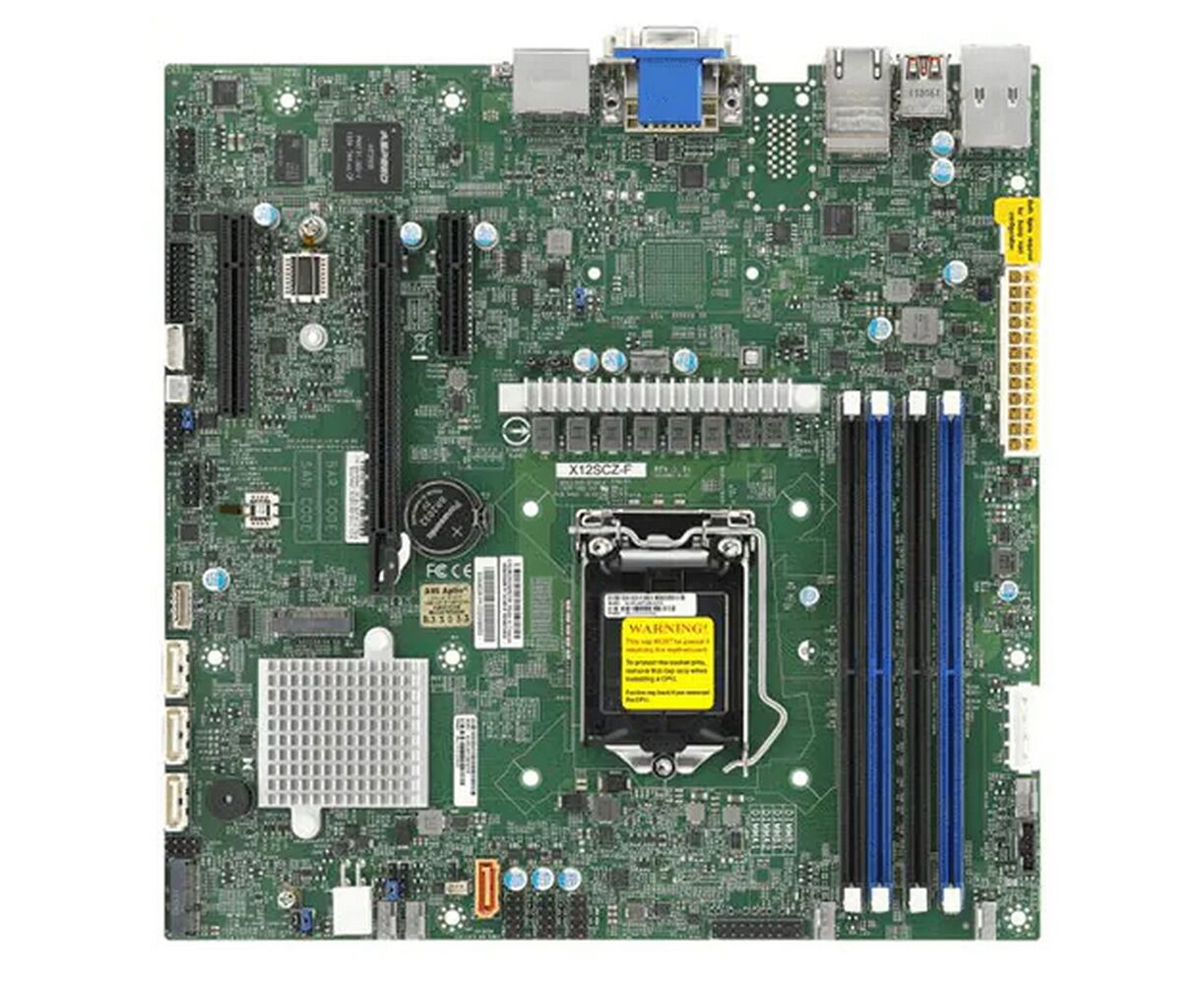 Материнская плата Материнская плата Supermicro X12 SCZ-F-B