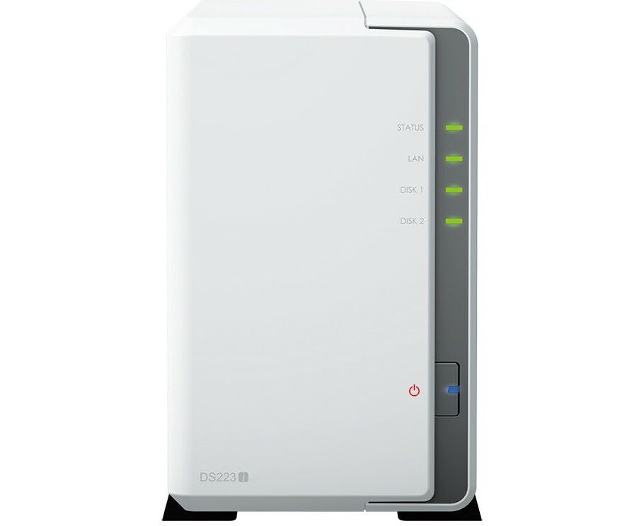 СХД SYNOLOGY DS223 J настольное исполнение 2 BAY No HDD