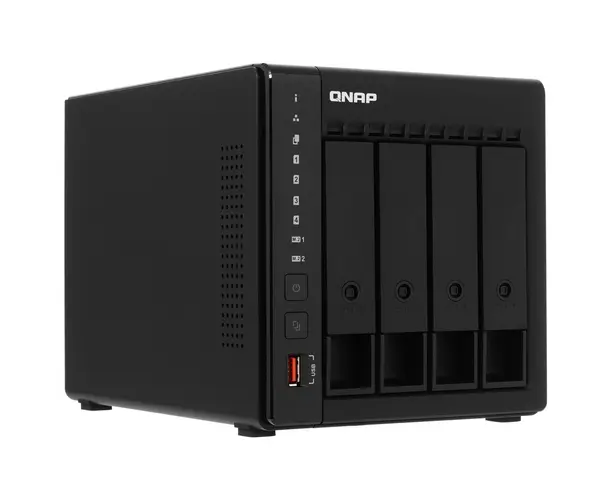 Сетевое хранилище NAS Qnap Original TS-453 E-8 G 4-bay настольный Celeron J6412